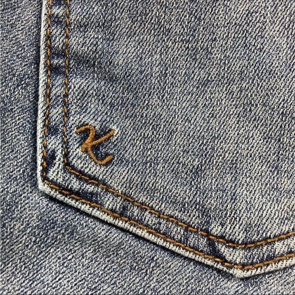 KUT from the Kloth Womens Blue Cutoff Gidget Frey Denim Jean Shorts Size 00 - Picture 7 of 12